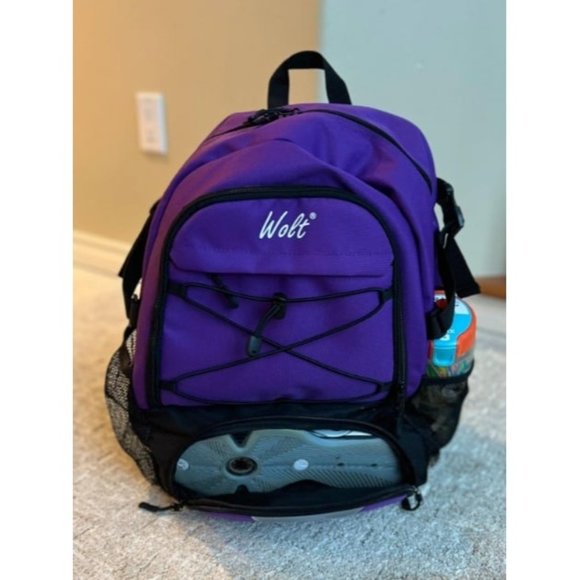 Basketball Backpack Large Sports Bag w/ Separate Ball holder & Shoes compartment - Picture 1 of 2